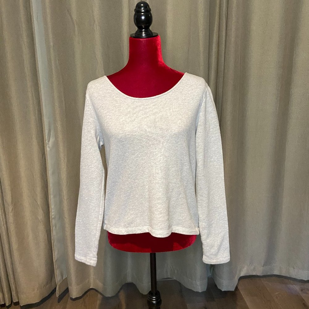 Long sleeve casual cotton top